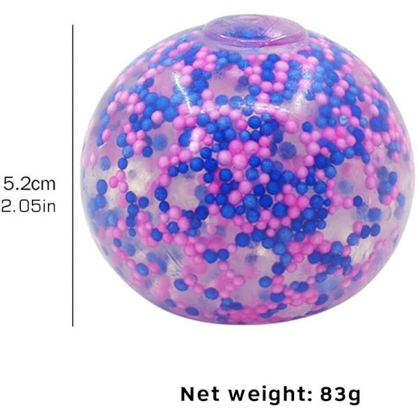 1 st Squeeze Ball Toy, Stress Balls Sensorisk Fidget Toy för Barn Vuxna