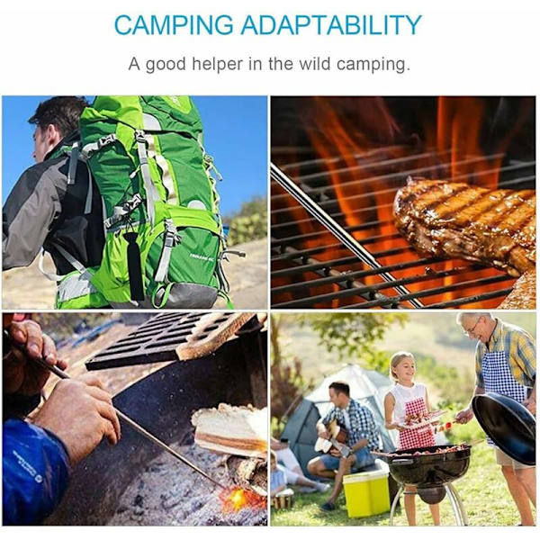 Taschenbalg, rustfrit stål sammenklappelig båludstyr taske camping overlevelse