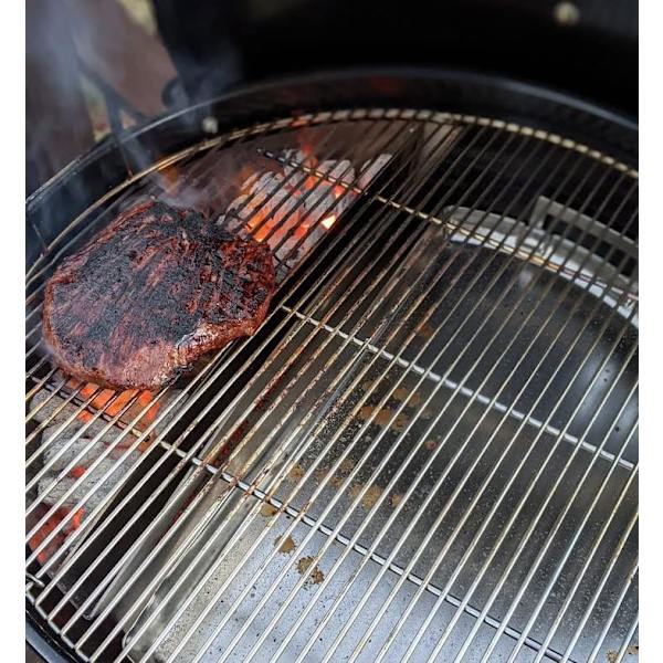 Udskiftning af kulgrillriste med hængsler i rustfrit stål