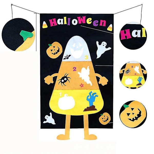 Halloween Hengende Kastespill Halloween Bag Toss Spill Halloween Spill