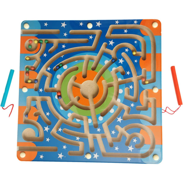 Børns magnetiske ringlabyrint-labyrint legetøj Montessori-spilsæt til børn