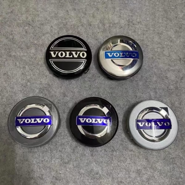 4 st VOLVO CENTRUMKÅPA FÖR LÄTTMETALLFÄLG S60 S90 XC40 XC60 V90 S40-3