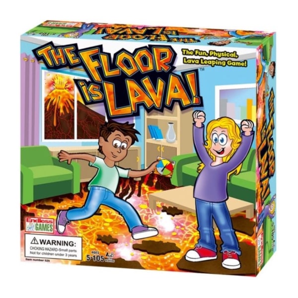 Goliath-spel Golvet är lava! Lava Jumping Game Fun, Fysik,