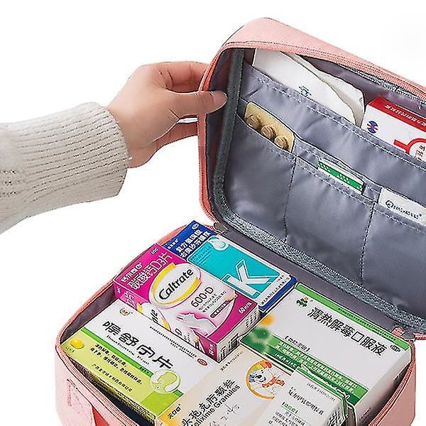 Första hjälpen-kit Första hjälpen-väska Packade medicinska förnödenheter Nödkit för bil Camping Resor