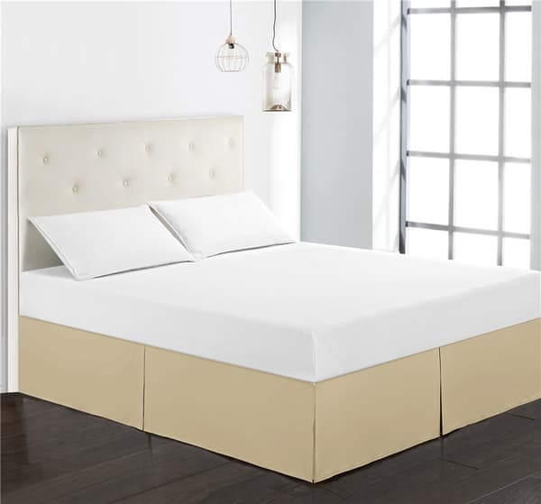 Full Bed Skirt - 14 Inch Drop   - Camel