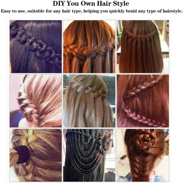Automatisk elektrisk hårfletning Snabb Twist Twister Smart Hair Braiding Tool