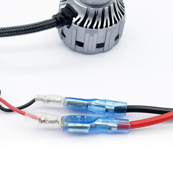 2 stk H1 LED-koblingskabel Enkelt konverteringsholderadapter for HIDled-frontlyskastpærer h1 adapter led adapter h1-kontakt