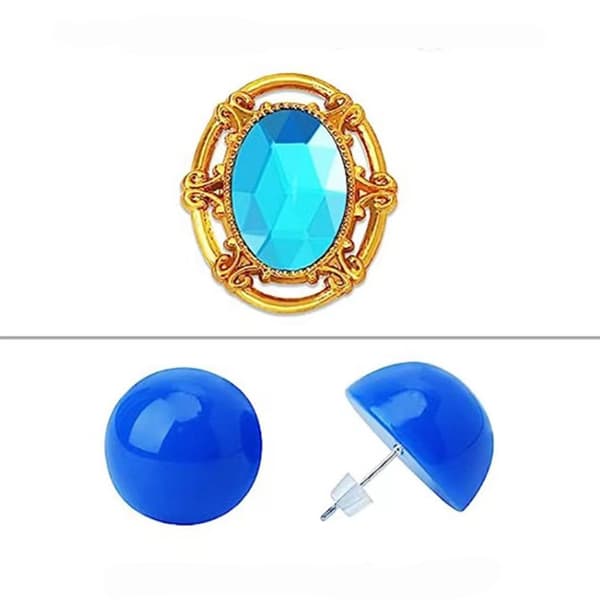 Princess Peach - Krone, øreringe, ring og et par handsker, pris