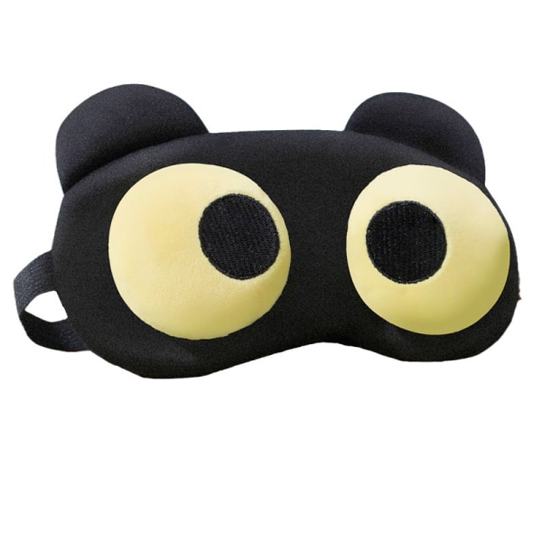 Eye sleep mask, fun eye mask for women men kids, black