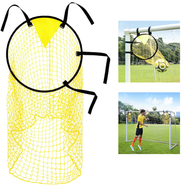 Fotballtrening Skyting Nettutstyr Trening Mål Nett Gul(4