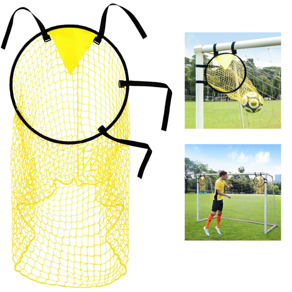 Soccer Training Shooting Net Equipment Training Goal Net Yellow