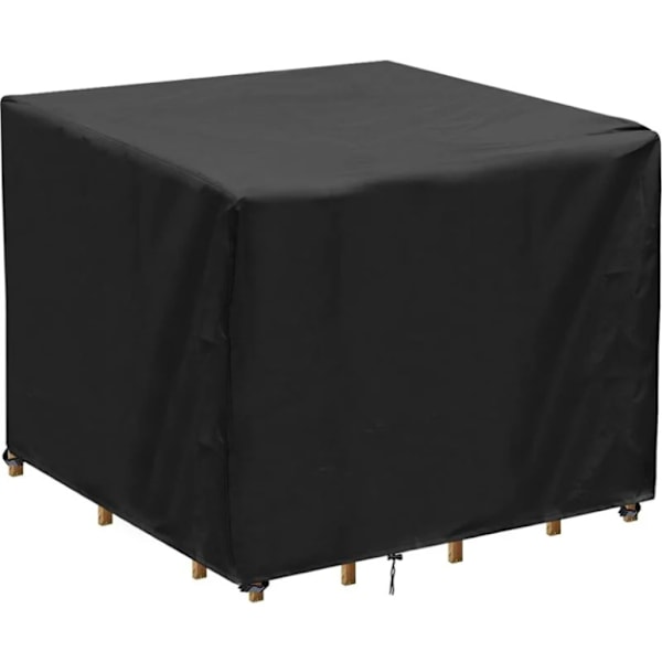 Firkantet Havebordsovertræk, Vandafvisende Havemøbelovertræk, Anti-UV, 210D Oxfordstof Udendørs Havemøbelbord Stol Overtræk (90x90x90cm)