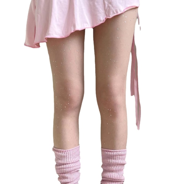 Naisten kesäiset ohuet läpinäkyvät sukkahousut Glitter Star Silky Sukkahousut Stock