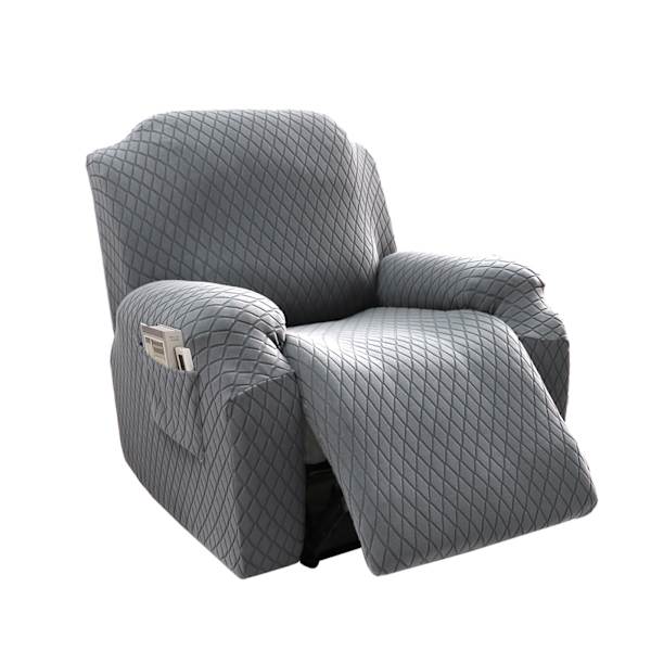 Recliner Stretch Sofa Slipcover Sofa Cover Light Grey 1 Piece Furniture Pro