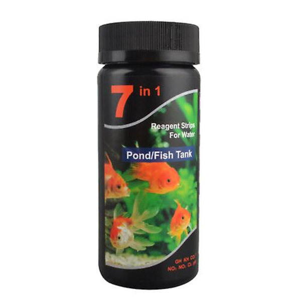 7 i 1 Ph-test fiskdammsvatten tropisk akvariedamm vatten testremsor kit