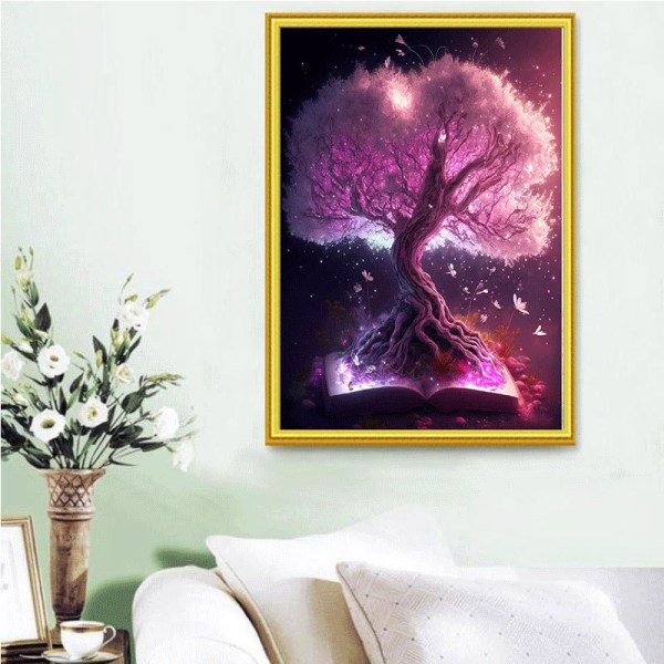 30 x 40 cm, elämän puu Diamond painting Timanttikirjonta Kipu