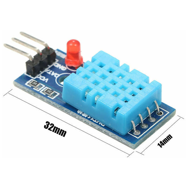 DHT11 Temperatur- och relativ fuktighetssensor Modul <ul><li>Denna produkt