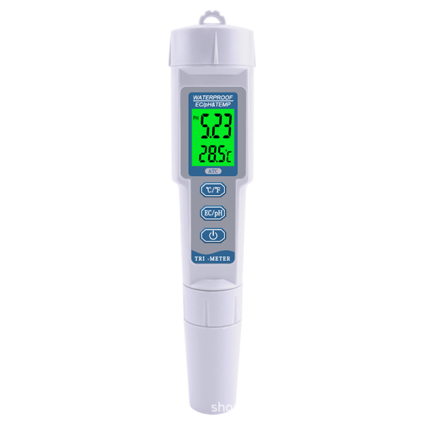 Digital gråtoneskala PH-meter med kalibreringsfunktion Lätt att läsa Mät P