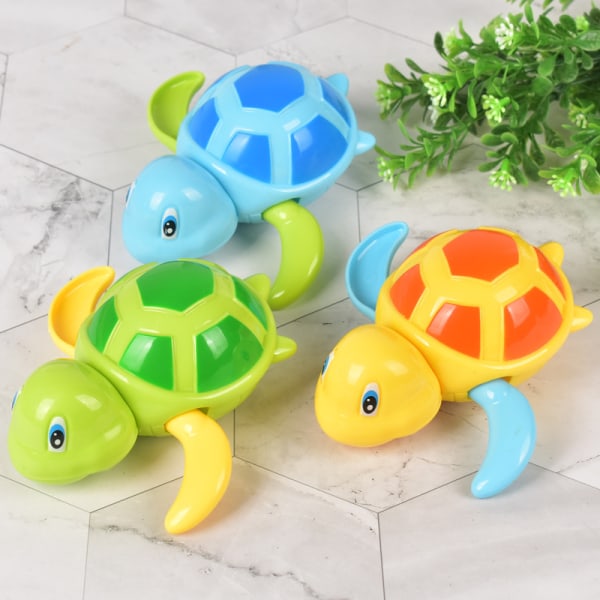 3 stykker skildpadde plastik badekar legetøj