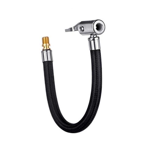 2 stk. 20 cm Dæk-Inflationsslange Schrader Dækventil Adapter Bilpumpe Forlængelse Dæk-Inflationsslange Forlængelsesrør til Bil Motorcykel Cykel