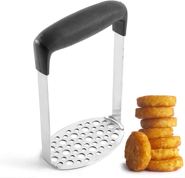 Manuel kartoffelpresser i rustfrit stål