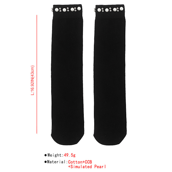 Fleece-sukat, mustat