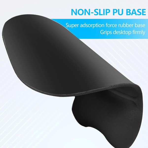 Musemåtte med håndledsstøtte Ergonomisk musepude med håndledsstøtte Komfortabel musepude til spil/arbejde Memory Foam Gel Computer Musemåtte Lille musepude til kontoret