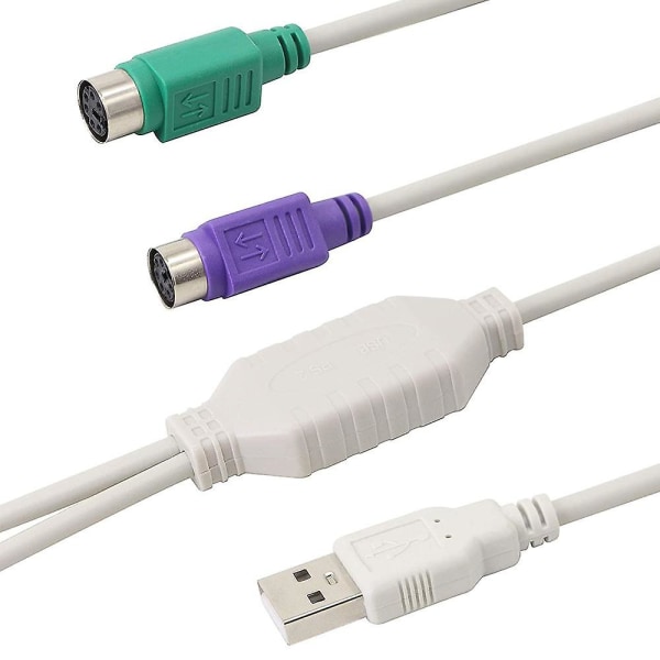 USB kabelsladdadapter för tangentbord och mus, inbyggd USB -kontroll och