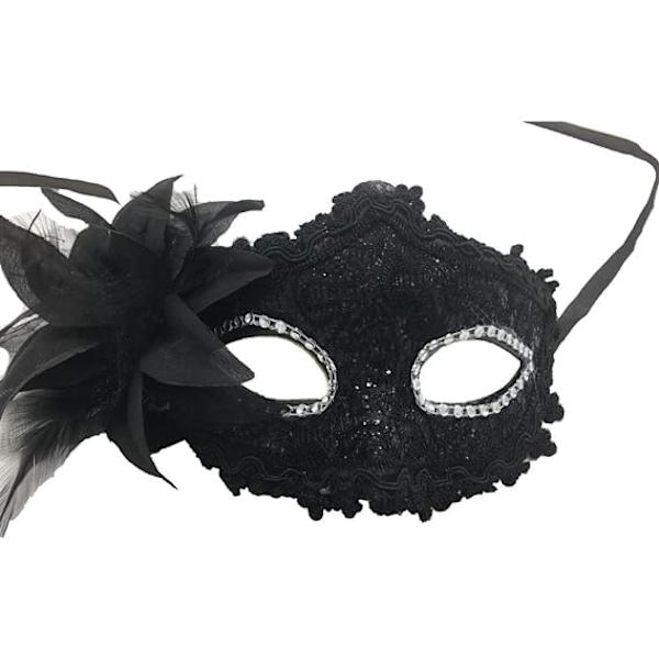 Kvinners blonder maske, venetiansk stil øyemaske Halloween maske