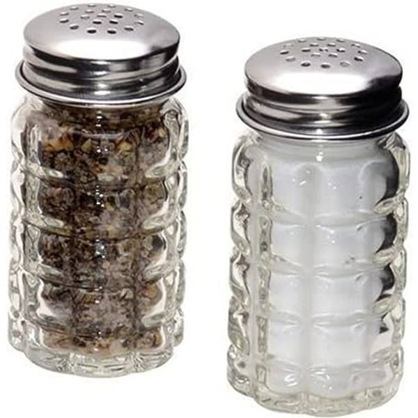 Retro Salt- og peberkværn med rustfrit stål top 7,8*4,2cm