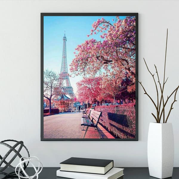 Diamantmålning / DIY 5D Diamantmålning - 30x20cm - Paris