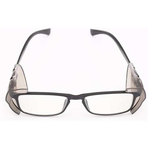4 stycken glasögon sidobeskydd, glasögon skyddsvingar sidobeskydd, passar för små till medelstora skyddsglasögon (4 färger), 12 mm