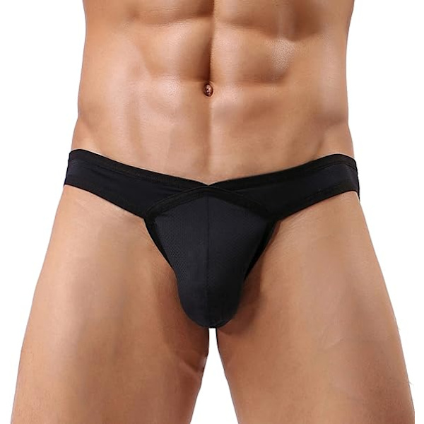 Herre Sexede Micro Mesh Briefs Bløde Åndbare Pungpose Undertøj 4stk XXL