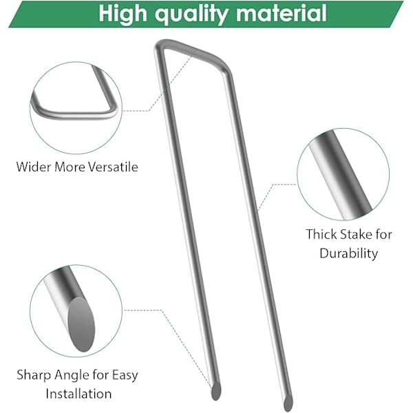Ankarpinnar, 30-pack markpinnar, 150 x 40 mm, diameter 3 mm,