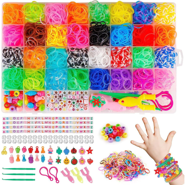 Loom Belt Kit - 2500 delar, 32 färger Multi-Color