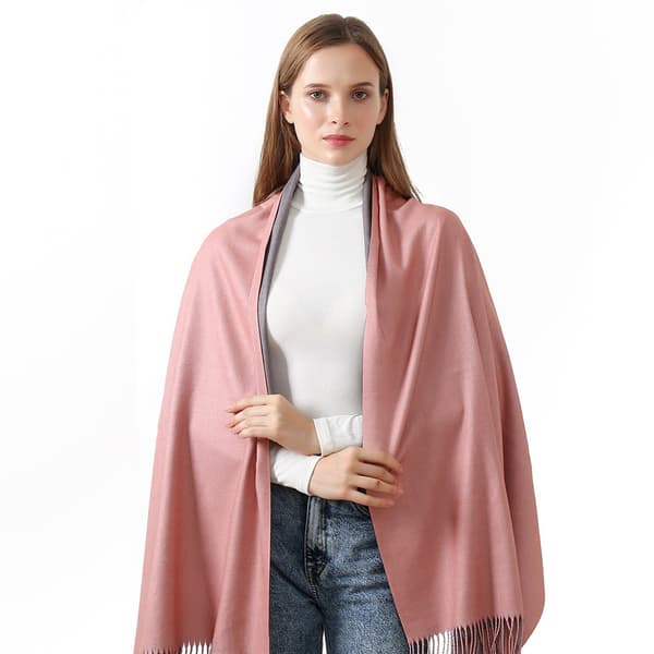 Dam Scarf med fransar, Gradient, Varm vinterstole (200*65CM)