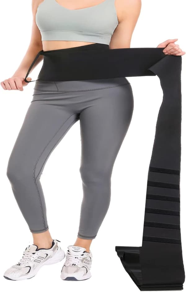 Taljetræner til kvinder Plus Size Band Talje Wrap til mave Body Wrap Bandage Mave Wrap Taljetræning