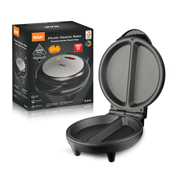 Non-Stick Omelett Maker för Omeletter, Efterrätter och Pannkakor, Cool Touch Eas