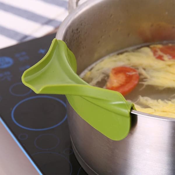 Silikone gryde filter, Clip-On køkkenfilter, til pasta, pasta, hakket oksekød