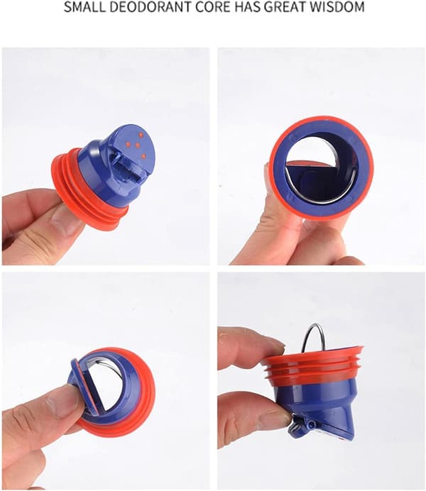 Duschgolvavlopp Backventil Magnetisk Levitation Envägs Avloppsventil Snabb Stopp Badkar Luktfri Kök 4.2*5.3cm