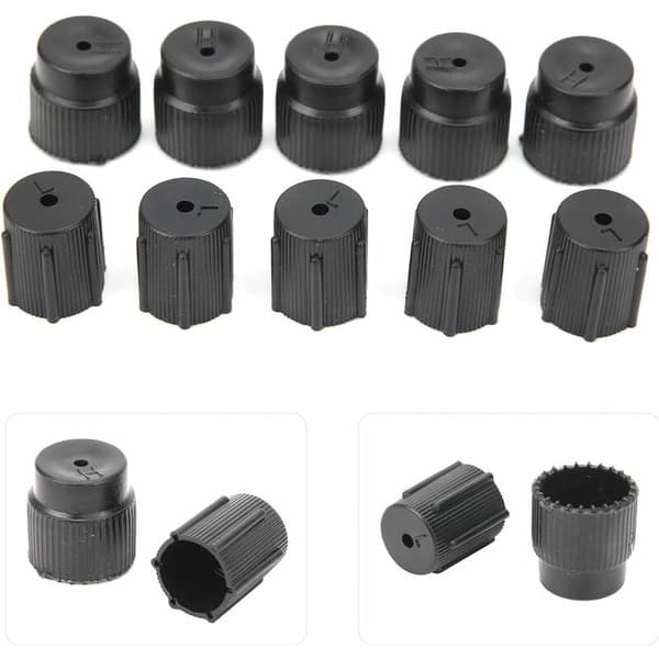 10 stk. A/C ventilkernhætte Universal Air Conditioning Service Plug A/C reparation
