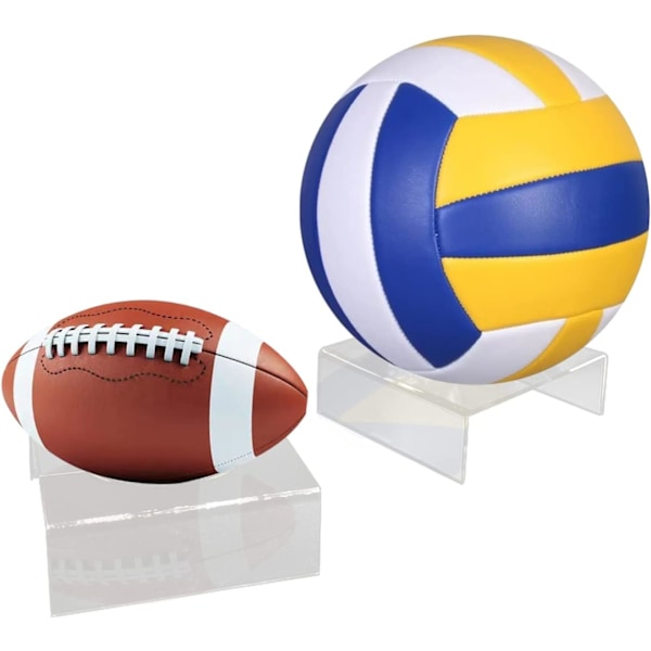 Pieces Bold Display Stativ Holder, Akryl Bold Holder, Bold Display Stativ Holder, Transparent Bold Holder til Basketball Fodbold Volleyball Rugby