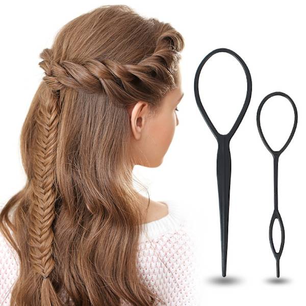 2 stk. Hårstylingklemme Hestehale Maker Styling