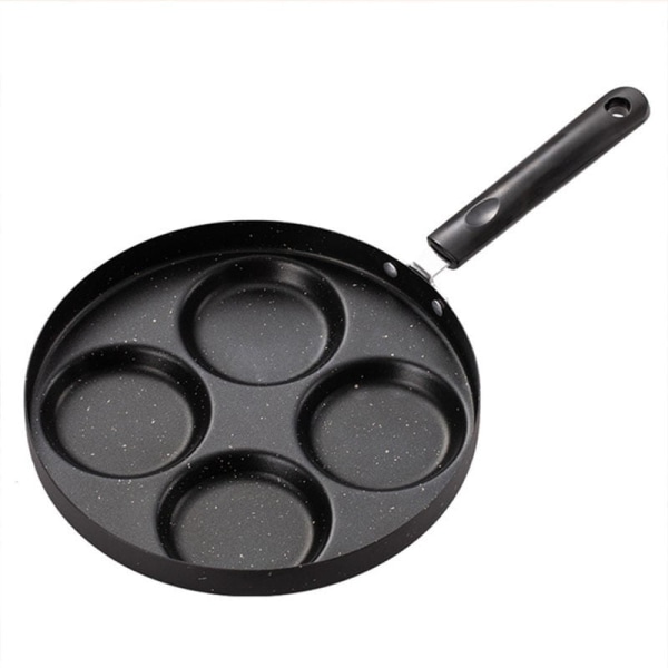 Fyra koppar äggpanna, Maifan stone non-stick pan, multifunktions äggpanna, compa
