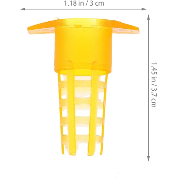 100 kpl muoviset kuningatarhäkin kannet mehiläistarvikkeet suojaavat kuningatarhäkkiä