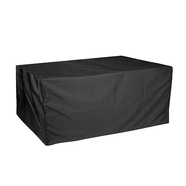 Garden Furniture Cover 315x160x74cm, Garden Furniture Protective Cover, Rectangular Garden Furniture Cover, for Table, Sofa, Recliner, Chairs, Black