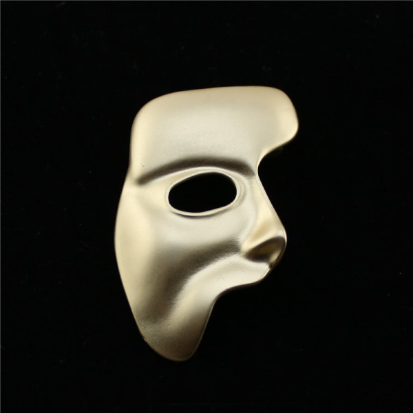 Pin - Half Face Gold Phantom Mask