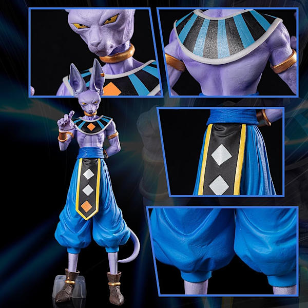Beerus Figur Statuer Figur Lord Beerus Figur DBZ Kolleksjon