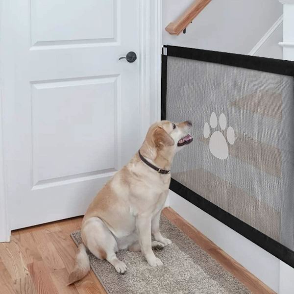 Magisk hundedør, bærbar hund sikkerhedshegn, nem at installere og låse