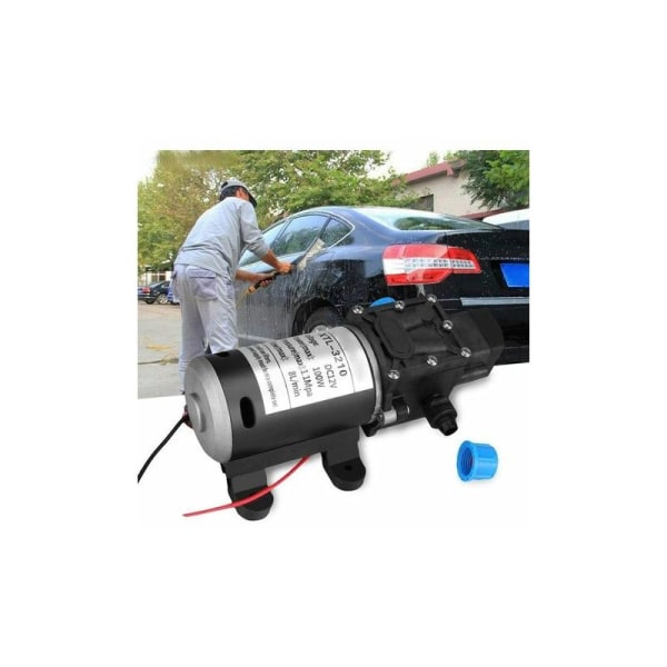 RV Vattenpump 12V DC 12V 60W 130FT 6L/min Högtryck Vattenpump Diafragma Primer Pump RV Vattenpump (Spänning: 12V)